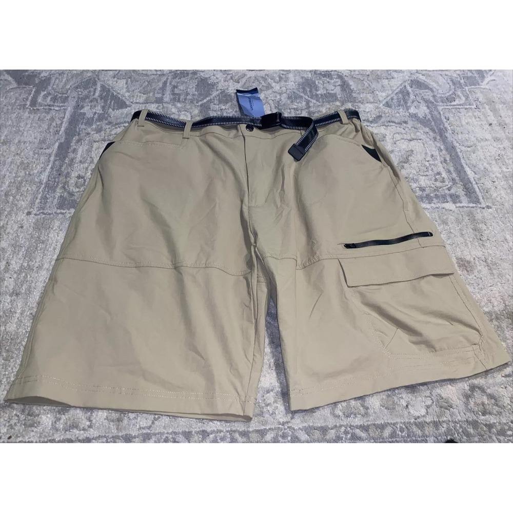 LASIUMIAT Mens Cargo Shorts Quick Dry Outdoor‎ Tactical Shorts Sz 40 Beige New